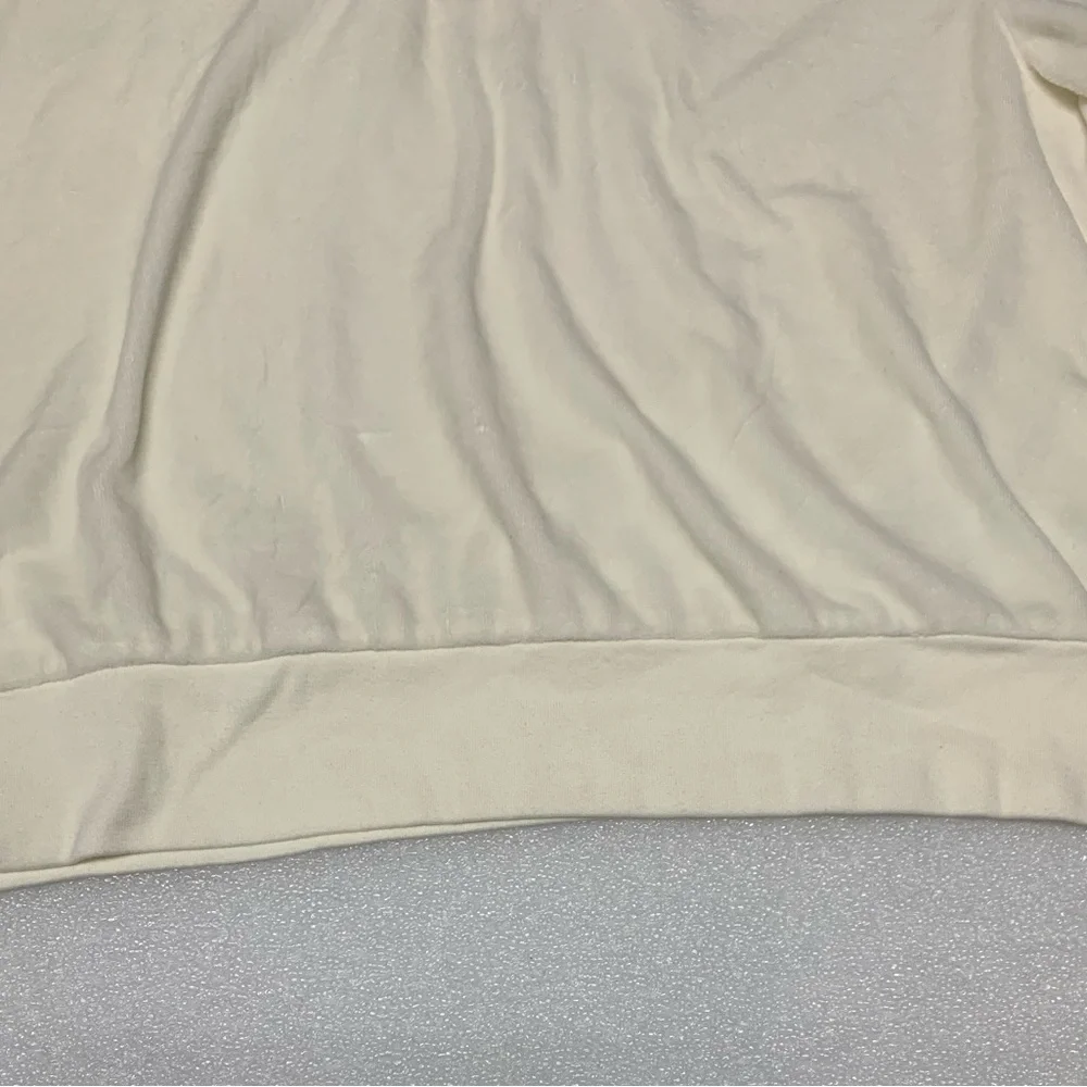 Ralph Lauren Womens Velour Track Jacket L-Large Quarter Zip Stretch $148 - Picture 4 of 9